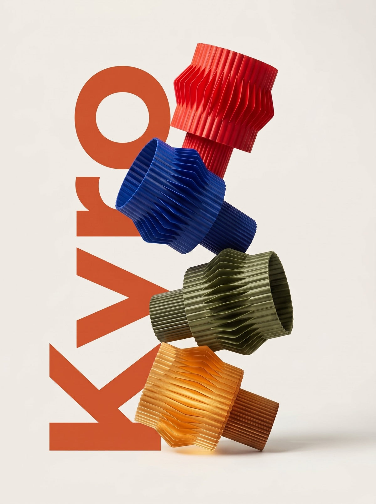 Lámpara Kyro en varios de sus colores — Arvalla Studio Ecuador